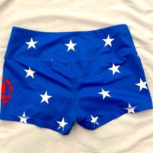 American flag shorty spandex.